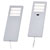 Paul Neuhaus 1121-95-2 HELENA LED Plinth Light 2piece Set Warm White Aluminium