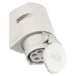 PC Electric 115-1 CEE Wall Socket 16A 5-Pin 1h IP44 1Piece