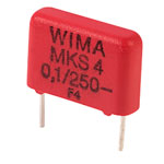 Wima MKS4F031003C00KS 100nF ±10% 250V 10mm Pitch Polyester Capacitor