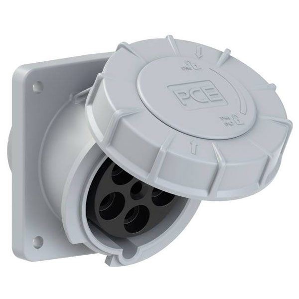 PC Electric 435-1 Power Twist CEE Add-On Socket 63A 5-Pin IP67
