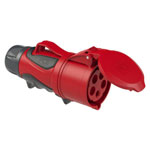 PCE2153-6 CEE Connector 16A 5-Pin 400V Screw Terminals Plastic Housing