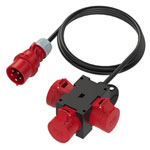 PCE 9430718 Power Distributor 16A Mobile 400V with 1.5m Cable & Plug