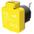PCE U25050 USB Surface-Mount Socket IP54 Yellow 5V/2.1A 2-Way