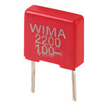 Wima FKS2D012201A00MS FKS2 2200PF ±20% 100V Radial Polyester Capacitor