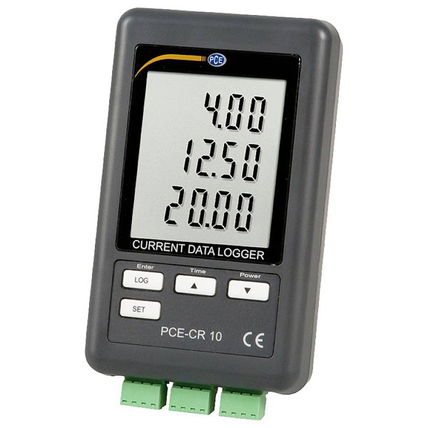 PCE Instruments PCE-CR 10 Current Data Logger 3-Channel 0/4-20 mA ...