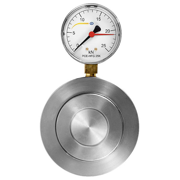 PCE Instruments PCE-HFG 25K Hydraulic Force Gauge 27 mm Ring Opening
