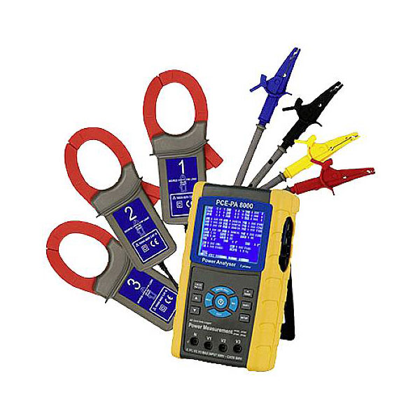 PCE Instruments PCE-PA 8000 Network Diagnostics HVAC Meter with SD...