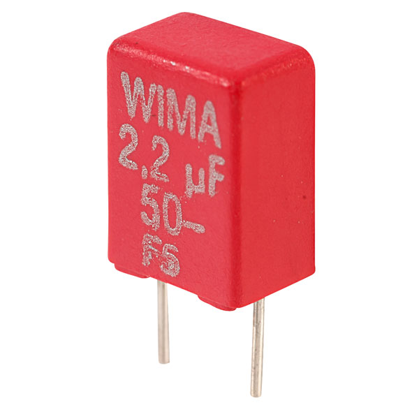 Wima MKS2B042201F00KS MKS2 2.2uF ±10% 50V Radial Polyester Capacitor