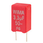 Wima MKS2B043301H00KS MKS2 3.3uF ±10% 50V Radial Polyester Capacitor