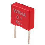 Wima MKS2C031001A00KS MKS2 0.1uF ±10% 63V Radial Polyester Capacitor