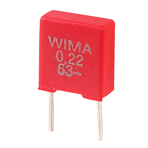 Wima MKS2C032201B00KS MKS2 0.22uF ±10% 63V Radial Polyester Capacitor