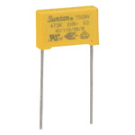 Suntan TS08V0A9473KAB0E0R 0.047uF ±10% 310VAC X2 Polyprop Film Capacitor