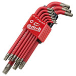 Peddinghaus 9064020101 Torx Key Set 9-Part S2 Steel Non-Slip Magnet