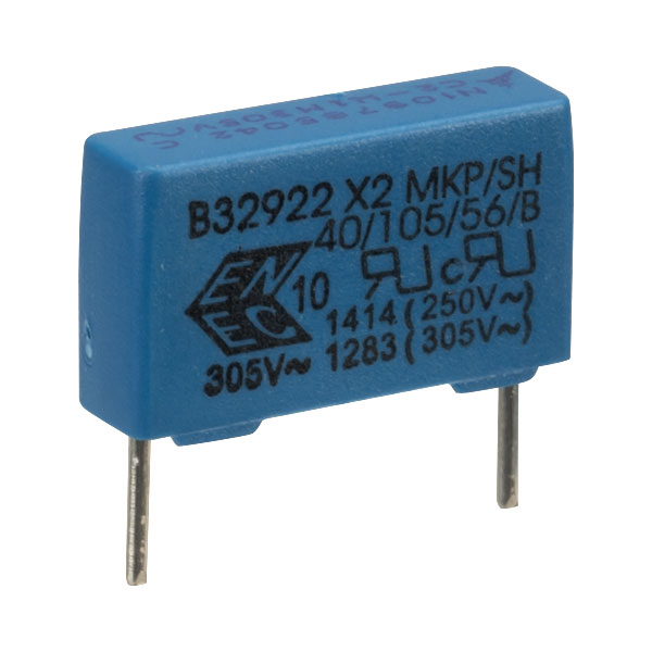 Lot de 20 220nF X2 Condensateur EPCOS TDK B32922C3224M 15 mm plomb Pitch 224 305VAC