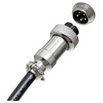 Pollin 453544 DIN Connector Socket Built-In Plug 5 Pins 1 Set