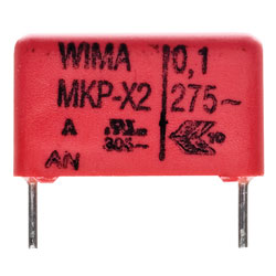 Wima MKX21W31004B00MSSD 100n 275V Mkp-x2 Series Suppression Capacitor