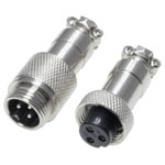 Pollin 453547 DIN Connector Set 3 Pins Plug and Socket