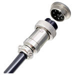 Pollin 453557 DIN Connector Set 8-Pin Built-In Socket and Plug