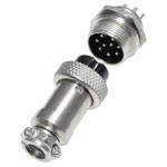 Pollin 453558 DIN Connector Socket 9-Pin Built-In Plug 1 Set