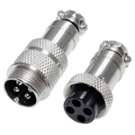 Pollin 453562 DIN Connector Plug/Socket 4 Pins 1 Set