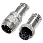 Pollin 453566 DIN Connector Plug & Socket Set 8 Pins
