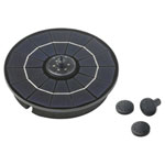 Pontec 93276 PondoStar Island Floating Solar Pump Elegant Black Design