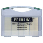 Prebena ES-Box Staples Type ES 6000 pieces Practical Case 3 Sizes