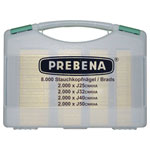 Prebena J-Box Brads Type J 8000 pieces Four Sizes Practical Case