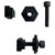 Proxxon 20394 Primus Fixings Kit; Vices Mounting for BFB 2000 KT 150