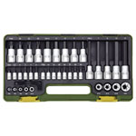 Proxxon 23290 Bit Set 42-Piece Compact Case Hex TX Socket Wrench Kit