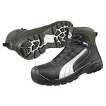 PUMA 630210-39 Cascades Mid Safety Boots EU 39 Black Rubber Sole HRO