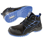 PUMA 634200-42 Krypton Blue Mid ESD Safety Boots S3 Size 42 Black/Blue