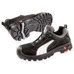PUMA 640720-44 Cascades Low S3 Black EU 44 Rubber Sole Ever.Flex Fibreglass Cap