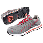 PUMA 643070-40 Xelerate Knit Low Protective Footwear S1P Grey/Red EU40