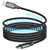 Ansmann 1700-0186 USB-C cable USB-C® plug 1.2 m Black Fabric coating