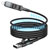 Ansmann 1700-0188 4-in-1 Magnetic USB Cable A/C to C/Lightning 120cm Blk Fabric