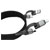 Ansmann 1700-0188 4-in-1 Magnetic USB Cable A/C to C/Lightning 120cm Blk Fabric
