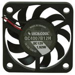 QuickCool QC4007B12H Axial Fan 12V 10.82m³/h 40x40x7mm