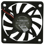 QuickCool QC6010B12H Axial Fan 12V DC 25.74m³/h 60x60x10mm