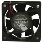 QuickCool QC6025B12H Axial Fan 12V DC 34.86 m³/h 60x60x25mm