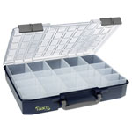 Raaco 136334 CarryLite Assortment Case with 20 Compartments Slide Locks