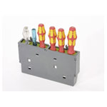 Raaco 136822 Tool Holder Large 242x38x140mm Set of 2 Super Clip System