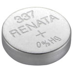 Renata X704486 Button Cell 337 1.55V 8mAh Silver Oxide Battery