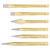 Rennsteig Werkzeuge R42100009 Chisel Set 6-Piece For Metal Double Square Shaft