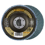Rhodius 210662 LSZ F3 Flap Disc 115mm Stainless Steel Zirconium-Aluminium