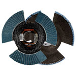 Rhodius 211304 VISION PRO Flap Disc 125mm Dia 22.23mm Bore 5pc Translucent