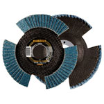 Rhodius 211307 Vision Pro Flap Disc 115mm Zirconia with 3 Recesses 5Pieces