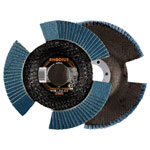 Rhodius 211308 VISION PRO PACK Flap Disc 115mm Transparent when Turning