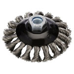 Rhodius 304023 SKBZ Bevel Brush 115x15x20xM14 Steel Wire for Angle Grinders