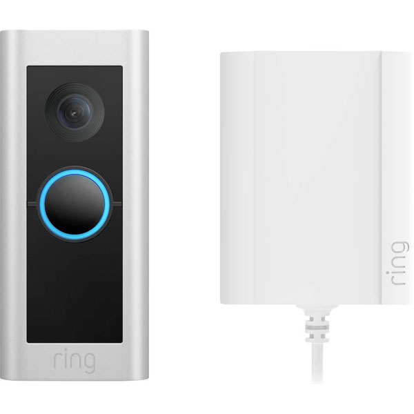 Ring 8VRBPZ-0EU0 Video Doorbell Pro 2 HD+ Wi-Fi Intercom Nickel Finish